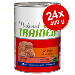 Trainer Natural Adult Medium/Maxi 24 x 400 g - con Prosciutto características