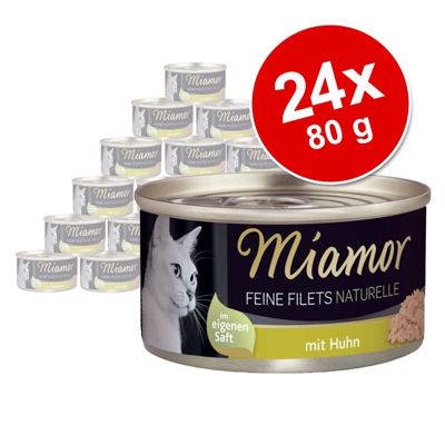 Miamor Delicato Filetto Naturale 24 x 80 g - Pollo & Zucca
