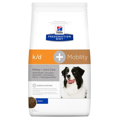 Hill's Prescription Diet k/d + Mobility Kidney + Joint Care secco per cani - Set %: 2 x 12 kg