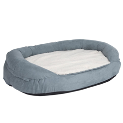 Letto Memory ovale - grigio - L 117 x P 72 x H 24 cm en oferta