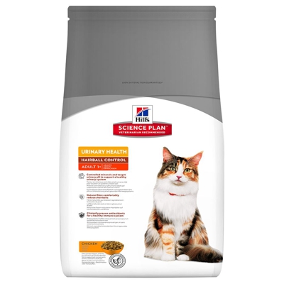 Hill´s Science Plan Feline Adult 1-6 Urinary & Hairball Control - 3 kg