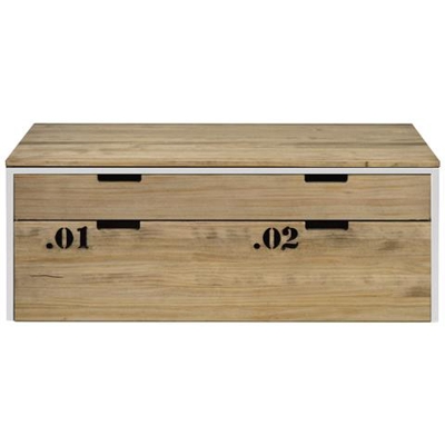 Mobiletto Da Tv Icub3 Cassetto E Contenitore 40x120x45 Cm Bianco