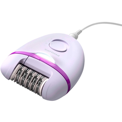 Satinelle Essential Epilatore compatto per gambe con filo e Opti-light