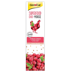 GimCat Superfood Duo-Mousse 10 x 21 g - con Pollo, Lamponi e Semi di Canapa características