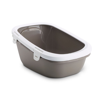 Cassetta igienica Savic Simba con setaccio - grigio / bianco
