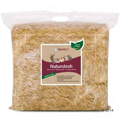 Paglia naturale - Set %: 2 x 2,5 kg