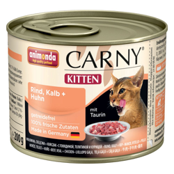Animonda Carny Kitten 6 x 200 g - Manzo, Pollo & Coniglio precio