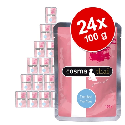 Cosma Thai in busta 24 x 100 g - Pollo con Gamberetti