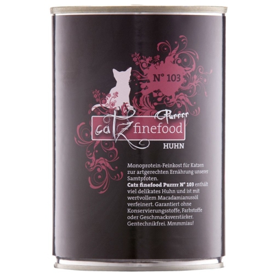 catz finefood Purrrr 6 x 400/375 g - Pollo (6 x 400 g)