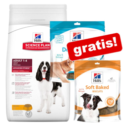 Hill's Science Plan + 2 snack Hill's gratis! - 10 kg 1+ Perfect Weight Large Breed Pollo + Dental Care + Healthy Weight precio