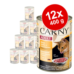 Animonda Carny Adult 12 x 400 g - Manzo, Tacchino & Gamberetti en oferta