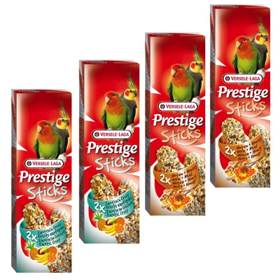 Pacco misto Versele-Laga Prestige Sticks Parrocchetti - 4 x 2 Stick (560 g)