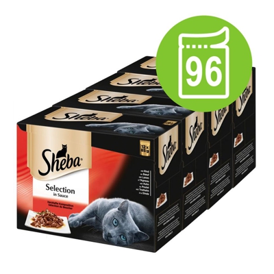 Sheba Variazioni Buste 96 x 85 g - Selezione in Salsa Selezione Delicata