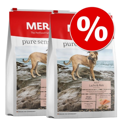 Set risparmio! 2 x MERA - Pure Sensitive Senior Tacchino & Riso (2 x 12,5 kg)