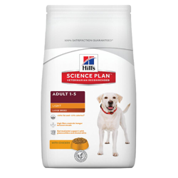 Hill's Science Plan Adult 1-5 Advanced Fitness Light Large Breed con Pollo - 18 kg características