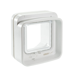 Gattaiola SureFlap DualScan con Microchip - Adattatore per porta di vetro e parete bianco precio
