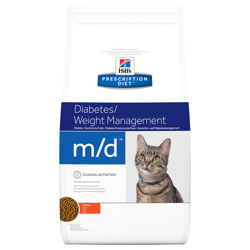 Hill's Prescription Diet m/d Diabetes/Weight Management secco per gatti - Set %: 2 x 5 kg en oferta