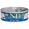 Farmina N&D Ocean Feline 6 x 80 g - Tonno, Merluzzo & Gamberetti