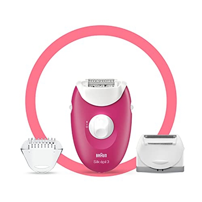Braun  Epilierer Silk-épil 3-420 Rosa, Bianco 20 pinzette 3 - 3-420