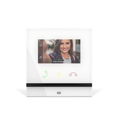 2N Telecommunications  Indoor Compact sistema per video-citofono 10,9 cm 4.3 Bianco 91378501WH