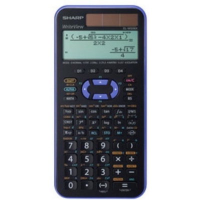 Sharp EL-W506TBSL calcolatrice Scrivania Calcolatrice scientifica Nero
