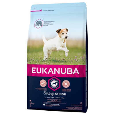 Eukanuba Caring Senior Small Breed Pollo - Set %: 3 x 3 kg