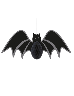 Pipistrello nero appeso