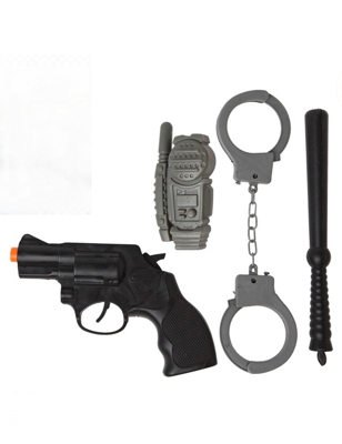 Kit da poliziotto 4 pezzi