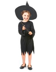Costume strega simpatica bambina Halloween en oferta
