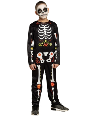 Costume Dia de los Muertos bambino