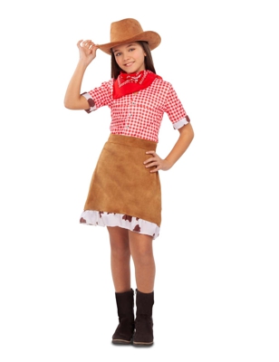 Costume da Cowgirl dell'Ovest bambina