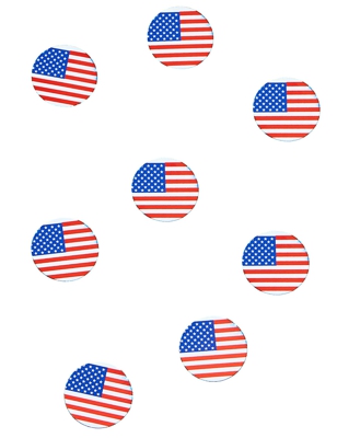 150 coriandoli da tavola bandiera USA