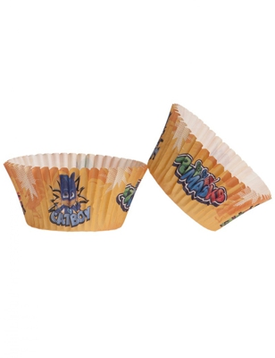 25 Pirottini per cupcakes in carta Superpigiamini™ 5 x 3 cm