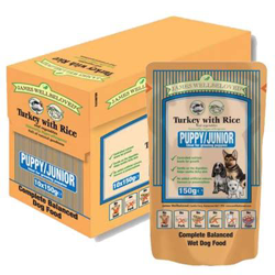 James Wellbeloved Puppy & Junior - Tacchino con riso - 10 x 150 g en oferta