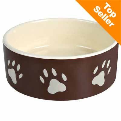 Ciotola in ceramica con zampette Trixie - 300 ml / Ø 12 cm