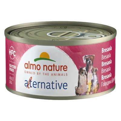 Almo Nature HFC Alternative Dog 6 x 70 g - Prosciutto con Bresaola