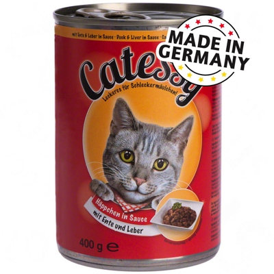 6 x 400 g Catessy bocconcini in salsa - con Vitello e Pollo