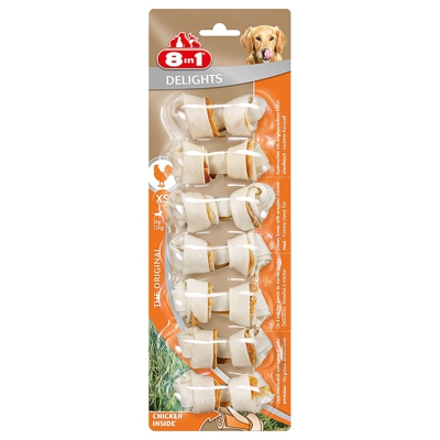 8in1 Delights Ossi da masticare Set %: 3 x 1 pz (taglia L)