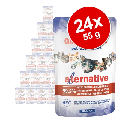Almo Nature HFC Alternative - Buste 24 x 55 g - Petto di pollo