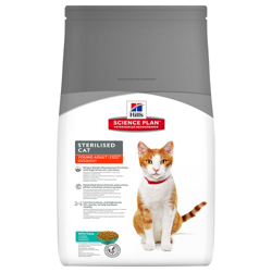 Hill's Science Plan Feline Sterilised Cat Young Adult con Tonno - 3,5 kg en oferta