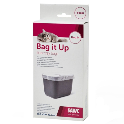 Sacchetti igienici Savic Bag it Up Litter - Hop In - 6 pz
