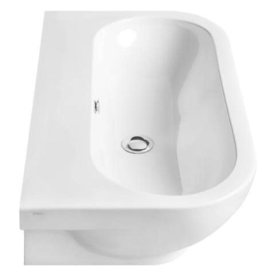 Simas, Lavabo Da Appoggio / sospeso, Serie E-line El11 90x48 Nero