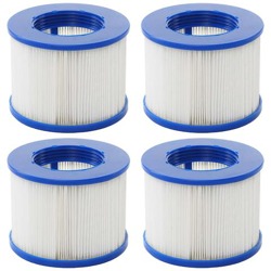 Set 4x Filtro Cartuccia Di Ricambio Per Piscine Idromassaggio Hwc-e32 características