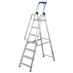 Scala Domestica Professionale Con Vaschetta Porta Oggetti 10 Gradini características