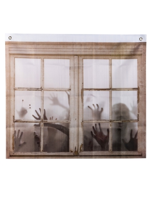 Tenda  con stampa zombie per Halloween