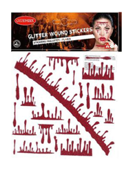 Trucco Halloween: macchie di sangue con paillettes en oferta