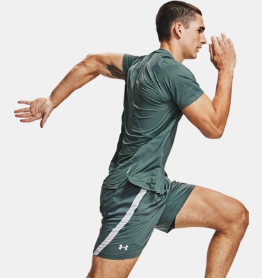Maglia a manica corta UA Qualifier Iso-Chill Run da uomo