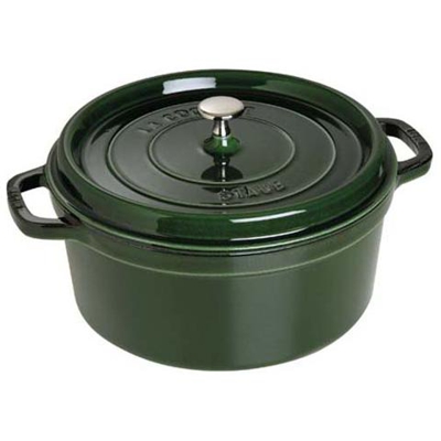 Cocotte in Ghisa con Coperchio Diametro 26 cm Colore Verde