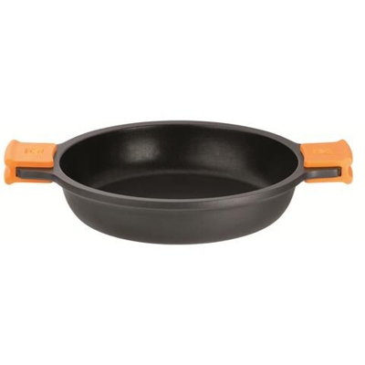 Casseruola Bassa Antiaderente Per Induzione Con Due Maniglie - Diametro Cm 45