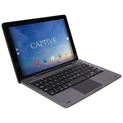 Convertibile 2 in 1 Pad 10 Nero 10.1'' HD Quad Core RAM 1GB Memoria 16 GB +Slot MicroSD Wi-Fi Fotocamera 5Mpx Android - Europa